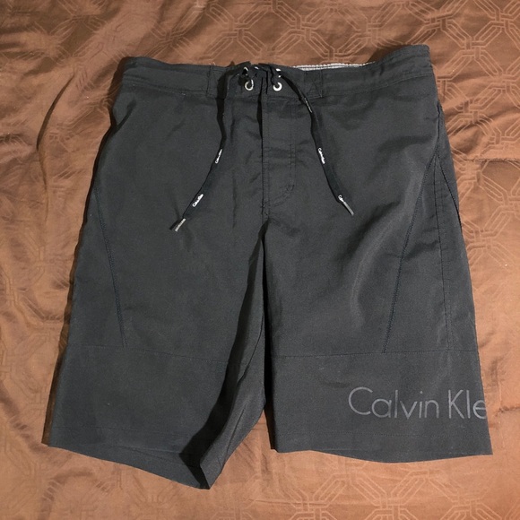 Calvin Klein Swim Shorts Black - Picture 1 of 12
